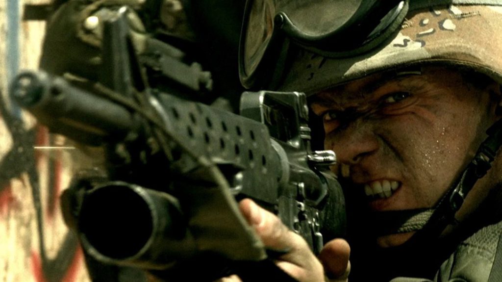 Blackhawk Down featured intense fighting with many versions of the M16 rifle.