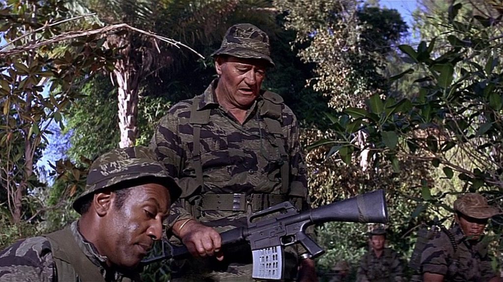 The Green Berets movie featured the M16.
