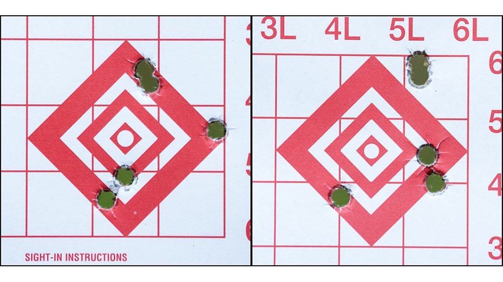 The single best group at 25 yards was 2.06 inches, shot with Winchester’s 225-grain PDX1 rounds.